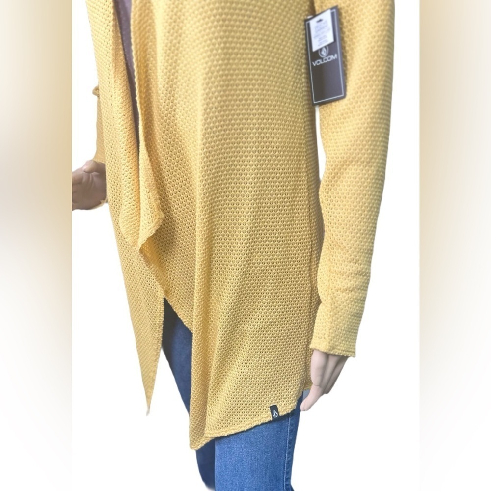 VOLCOM GoGo Open Front Wrap Cardigan - Picture 2 of 3